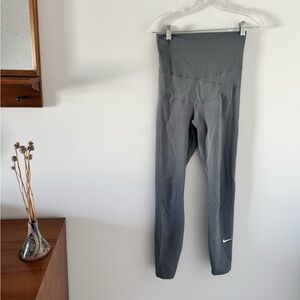 Gray Nike Maternity Work Out Leggings